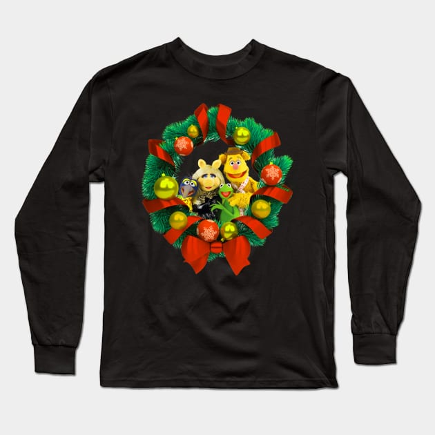 Muppets Christmas Carol Long Sleeve T-Shirt by PAINO kio